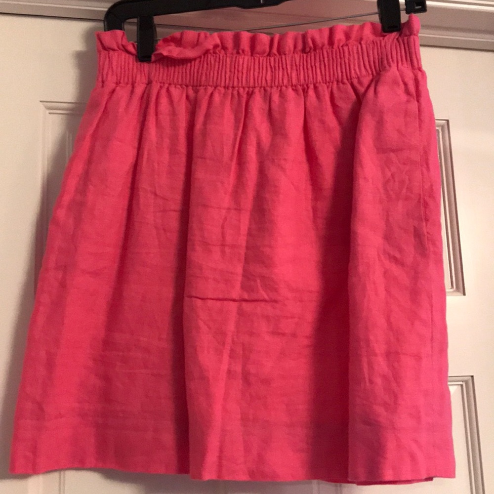 J.Crew linen skirt size 6